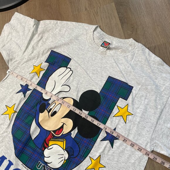 vintage NWT University of Mickey sleep shirt t-shirt single stitch Unlimited - Picture 5 of 8